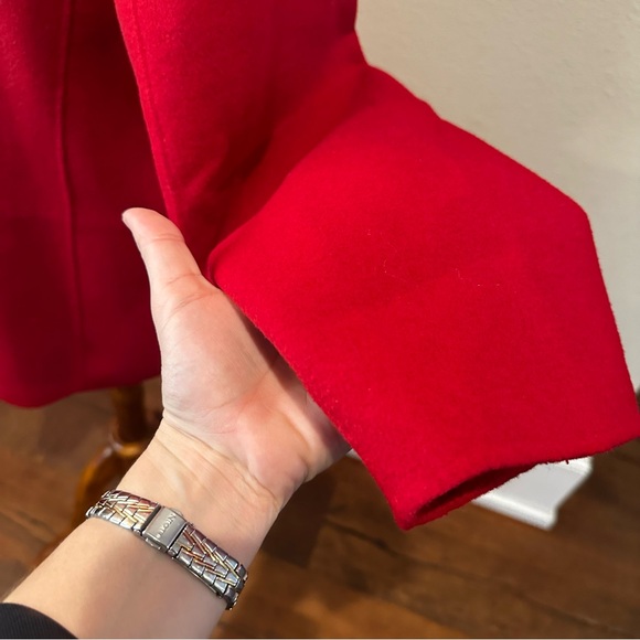 Valerie Stevens Red Jacket EUC Wool Angora and Cashmere Blend Vintage - Picture 9 of 10
